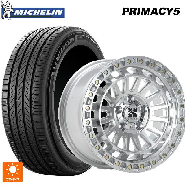225/40R18 92Y XL ミシュラン プライマシー5 正規品 エムエルジェイ エクストリームJ XJ08 グロスマシンド 18-8J 国産車用 サマータイヤホイール4本セット｜タイヤホイール専門店コニシタイヤ