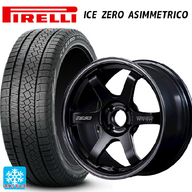 185/60R15 88H XL ピレリ アイスゼロ アシンメトリコ 正規品 # レイズ ボルクレーシング TE37 ソニックSL PH 15-5.5J 国産車用 スタッドレスタイヤホイール4本セット