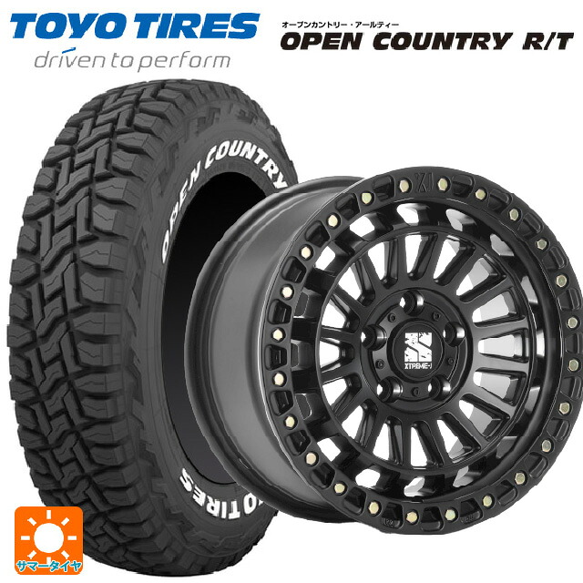 215/65R16 109/107Q トーヨー オープンカントリー RT ホワイトレター エムエルジェイ エクストリームJ XJ08 サテンブラック 16-5.5J 国産車用 サマータイヤホイール4本セット