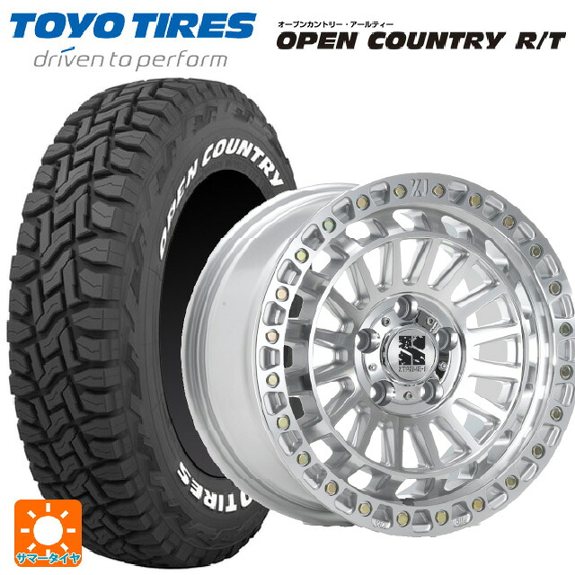 235/70R16 106Q トーヨー オープンカントリー RT ホワイトレター エムエルジェイ エクストリームJ XJ08 グロスマシンド 16-7J 国産車用 サマータイヤホイール4本セット