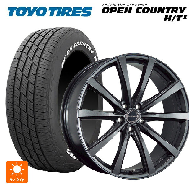 トヨタ クラウンクロスオーバー(35系)用 225/60R18 100H トーヨー オープンカントリー HT2 ホワイトレター ブリヂストン バルミナ LS10 GM 新品サマータイヤホイール 4本セット 109,291円