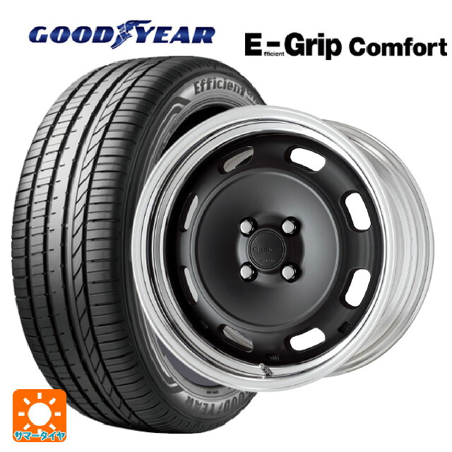 215/45R18 93W XL グッドイヤー エフィシェントグリップ コンフォート ワーク シーカー DT MBL 18-7.5J 国産車用 サマータイヤホイール4本セット