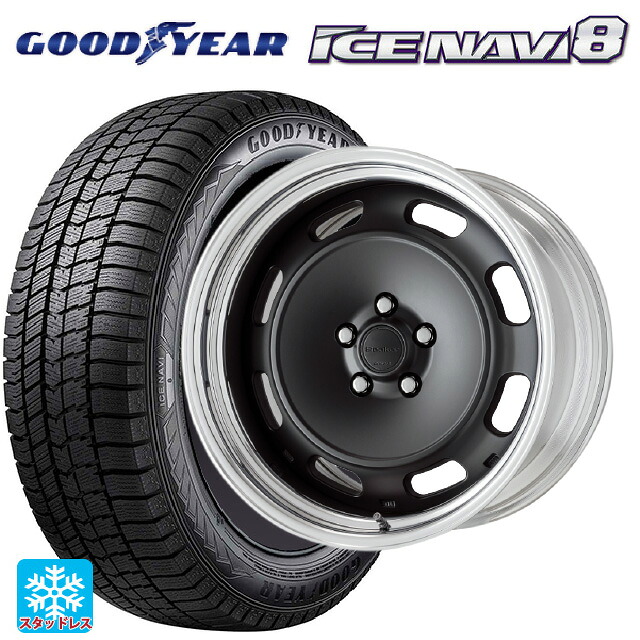 2024年製 215/55R17 94Q グッドイヤー アイスナビ8 # ワーク シーカー DT MBL 17-7J 国産車用 スタッドレスタイヤホイール4本セット