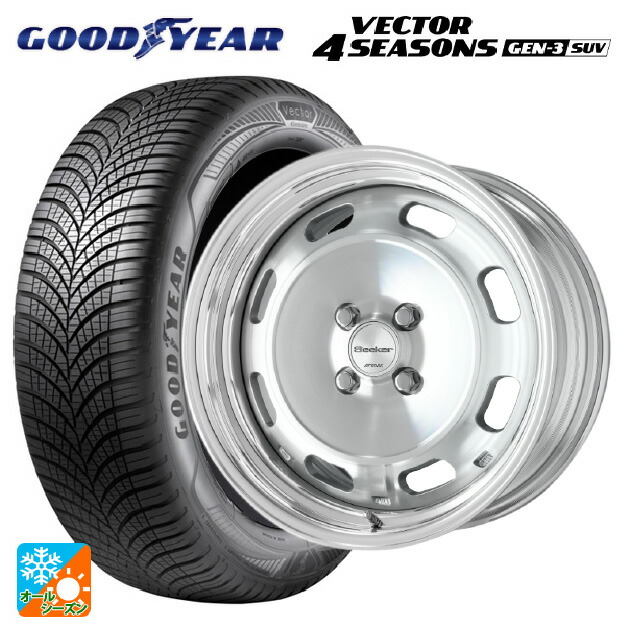 225/60R18 104W XL グッドイヤー ベクター4シーズンズ ジェン3 SUV ワーク シーカー DT MSP 18-7.5J 国産車用 オールシーズンタイヤホイール4本セット｜タイヤホイール専門店コニシタイヤ 194,630円