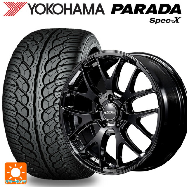 トヨタ bZ4X(11/15系)用 235/60R18 103V ヨコハマ パラダ PA02 レイズ RS 2X7FA-C BXZ 新品サマータイヤホイール 4本セット