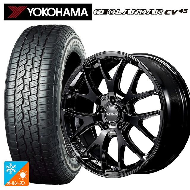 トヨタ bZ4X(11/15系)用 235/60R18 107V XL ヨコハマ ジオランダー CV 4S G061 正規品 レイズ RS 2X7FA-C BXZ 新品オールシーズンタイヤホイール 4本セット