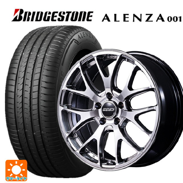 スバル フォレスター(SL系)用 225/55R18 98V ブリヂストン アレンザ001 正規品 レイズ ホムラ 2X7FA C QNJ 新品サマータイヤホイール 4本セット