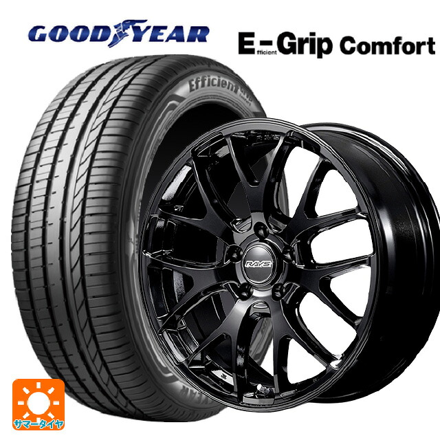 235/50R18 101W XL グッドイヤー エフィシェントグリップ コンフォート レイズ RS 2X7FA-C BXZ 18-7.5J 国産車用 サマータイヤホイール4本セット