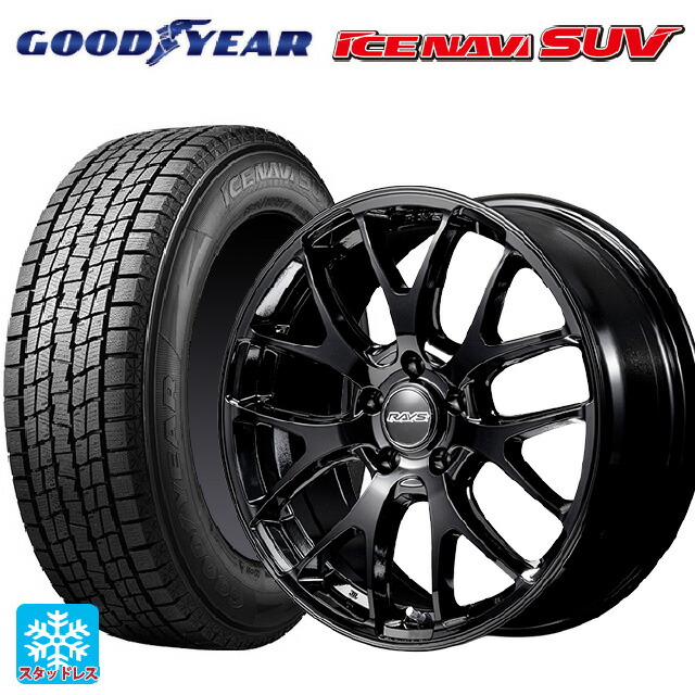 235/65R18 106Q グッドイヤー アイスナビ SUV レイズ RS 2X7FA-C BXZ 18-7.5J 国産車用 スタッドレスタイヤホイール4本セット