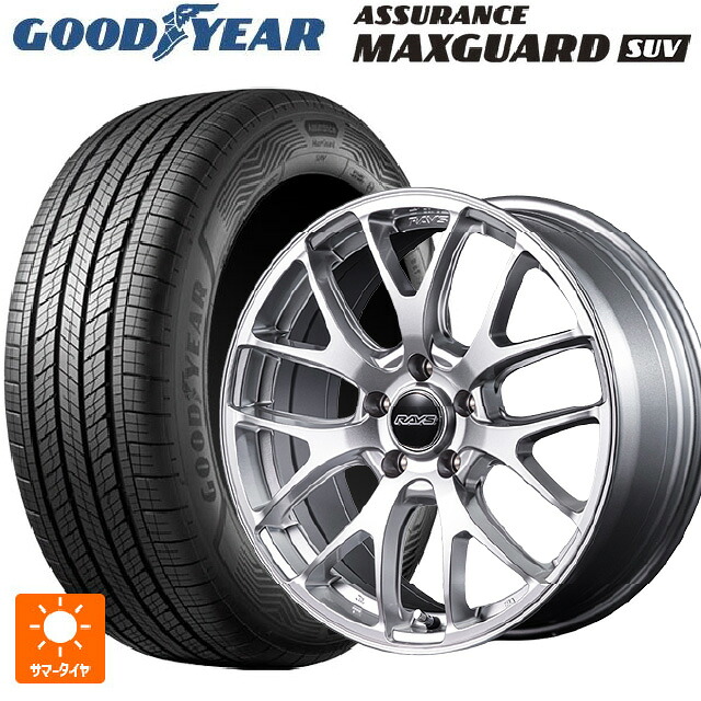 215/50R18 92V グッドイヤー アシュアランス マックスガード SUV レイズ RS 2X7FA-C SU 18-7.5J 国産車用 サマータイヤホイール4本セット