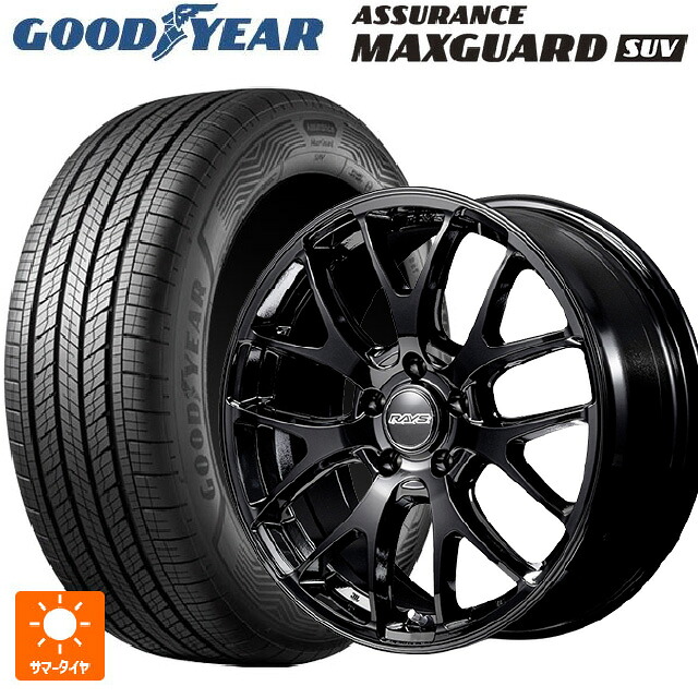 215/50R18 92V グッドイヤー アシュアランス マックスガード SUV レイズ RS 2X7FA-C BXZ 18-7.5J 国産車用 サマータイヤホイール4本セット