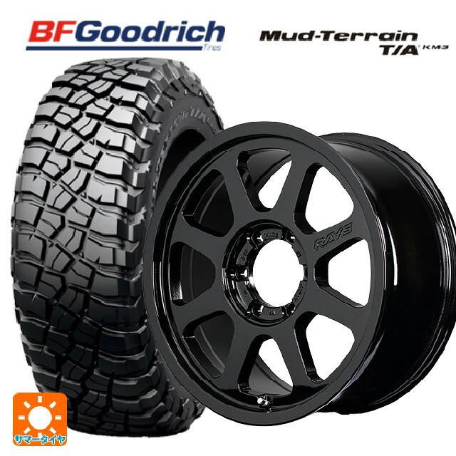 在庫有 トヨタ ランドクルーザー250(250系)用 2024年製 285/65R18 125/122Q XL BFグッドリッチ マッドテレーン TA KM3 ブラックレター 正規品 # レイズ RS D108 # BXZ 新品サマータイヤホイール 4本セット|タイヤホイール専門店コニシタイヤ