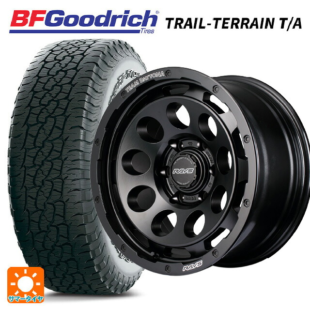 トヨタ ハイラックス(120系)用 265/65R17 112T BFグッドリッチ トレイルテレーン T/A ホワイトレター 正規品 レイズ チームデイトナ D9 BOJ 新品サマータイヤホイール 4本セット｜タイヤホイール専門店コニシタイヤ
