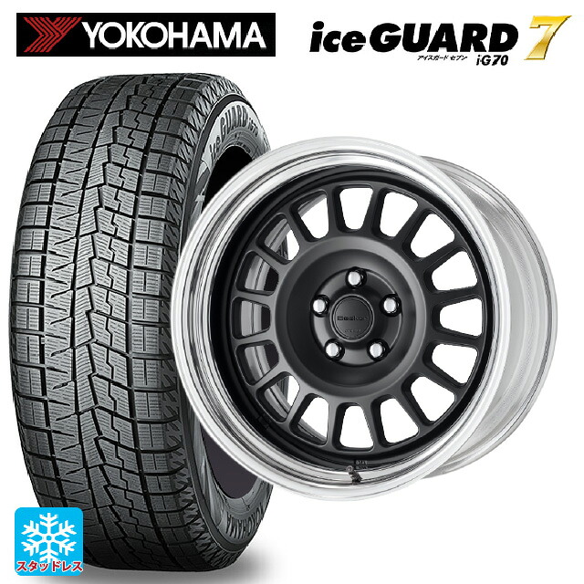 245/50R18 104Q ヨコハマ アイスガード7(IG70) ワーク シーカー FD MBL 18-8.5J 国産車用 スタッドレスタイヤホイール4本セット|タイヤホイール専門店コニシタイヤ