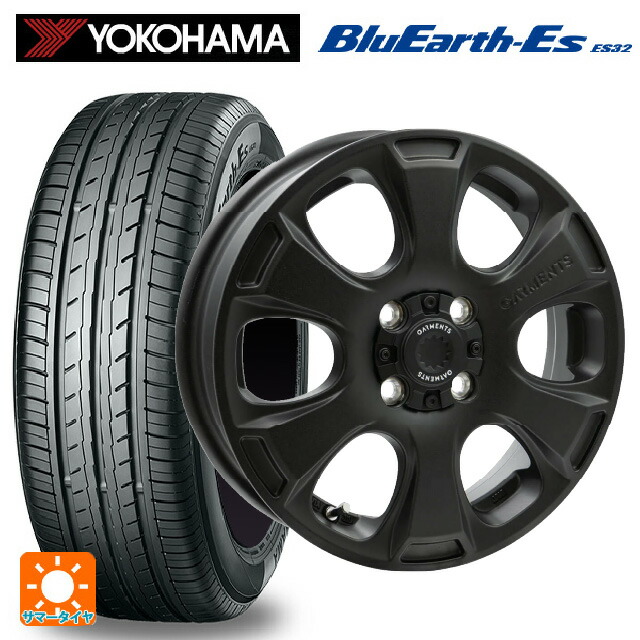 165/60R15 77H ヨコハマ ブルーアースEs ES32 ウェッズ クロスオーバー ガーメンツ スタイルA サンドブラック 15-4.5J 国産車用 サマータイヤホイール4本セット 75,284円
