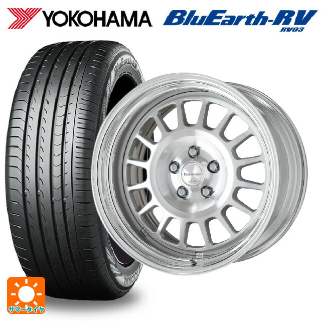 225/45R18 95W XL ヨコハマ ブルーアース RV03 # ワーク シーカー FD MSP 18-8J 国産車用 サマータイヤホイール4本セット