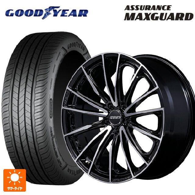 245/45R19 102W XL グッドイヤー アシュアランス マックスガード レイズ ベルサス ヴォウジェ SE スペックM BAZ 19-8J 国産車用 サマータイヤホイール4本セット|タイヤホイール専門店コニシタイヤ