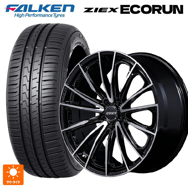 225/65R17 102V ファルケン ZE310R エコラン レイズ ベルサス ヴォウジェ SE スペックM BAZ 17-7J 国産車用 サマータイヤホイール4本セット