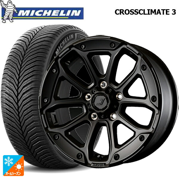 トヨタ プリウス(60系)用 195/65R16 92V ミシュラン クロスクライメイト3 正規品 ジェップセン MJCR216 ステルスブラック 新品オールシーズンタイヤホイール 4本セット|タイヤホイール専門店コニシタイヤ