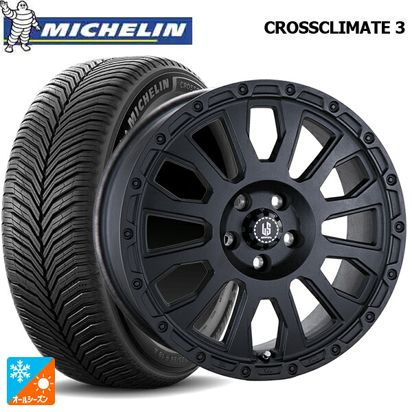225/60R17 99V ミシュラン クロスクライメイト3 正規品 阿部商会 ラ･ストラーダ アベンチュラ WB 17-7J 国産車用 オールシーズンタイヤホイール4本セット｜タイヤホイール専門店コニシタイヤ 106,920円