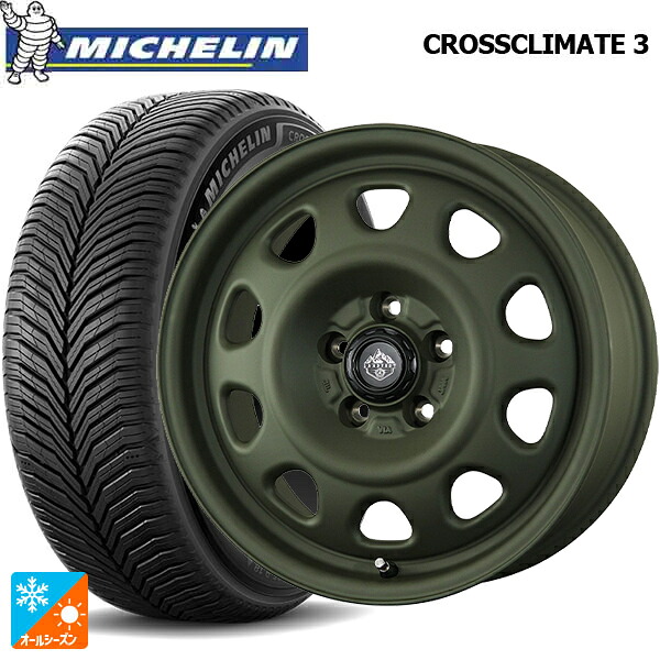 205/60R16 96V XL ミシュラン クロスクライメイト3 正規品 トピー ランドフット SWZ OD 16-7J 国産車用 オールシーズンタイヤホイール4本セット|タイヤホイール専門店コニシタイヤ