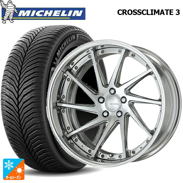 レクサス LM(TAWH15W)用 245/45R20 103W XL ミシュラン クロスクライメイト3 正規品 ワーク グノーシス CVS PBU 新品オールシーズンタイヤホイール 4本セット｜タイヤホイール専門店コニシタイヤ 285,683円