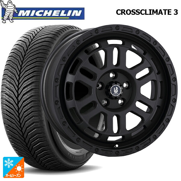 205/55R17 95V XL ミシュラン クロスクライメイト3 正規品 阿部商会 ラ･ストラーダ ディスカバー WB 17-7J 国産車用 オールシーズンタイヤホイール4本セット｜タイヤホイール専門店コニシタイヤ