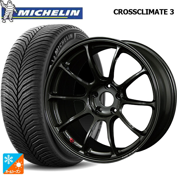 245/50R18 100W ミシュラン クロスクライメイト3 正規品 レイズ ボルクレーシング ZE40 MM 18-9J 国産車用 オールシーズンタイヤホイール4本セット｜タイヤホイール専門店コニシタイヤ 226,814円
