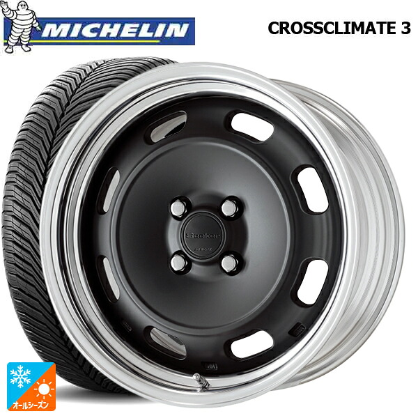 215/50R17 95W XL ミシュラン クロスクライメイト3 正規品 ワーク シーカー DT MBL 17-7J 国産車用 オールシーズンタイヤホイール4本セット|タイヤホイール専門店コニシタイヤ