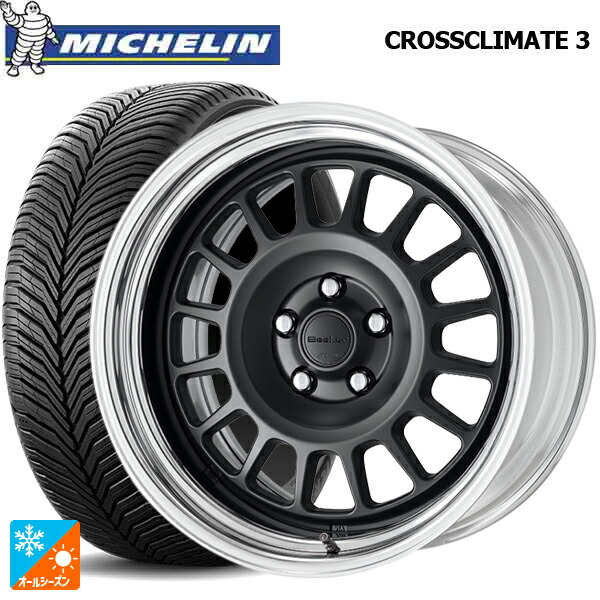 205/55R17 95V XL ミシュラン クロスクライメイト3 正規品 ワーク シーカー FD MBL 17-7J 国産車用 オールシーズンタイヤホイール4本セット