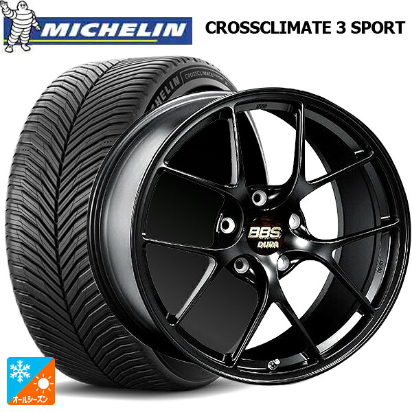 245/45R19 102Y XL ミシュラン クロスクライメイト3 スポーツ 正規品 BBS RI-D MB 19-9.5J 国産車用 オールシーズンタイヤホイール4本セット