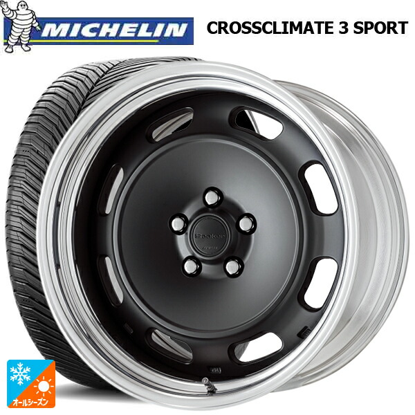 225/40R18 92Y XL ミシュラン クロスクライメイト3 スポーツ 正規品 ワーク シーカー DT MBL 18-7.5J 国産車用 オールシーズンタイヤホイール4本セット｜タイヤホイール専門店コニシタイヤ