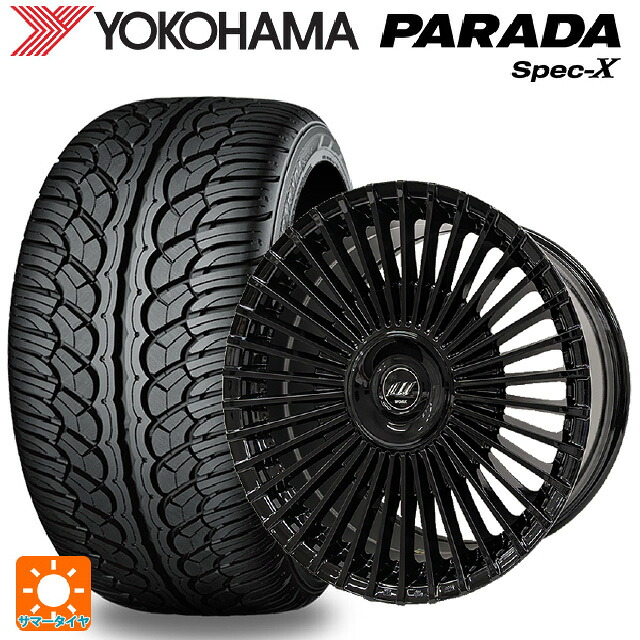 在庫有 レクサス RX(A10/H10)用 235/55R20 102V ヨコハマ パラダ PA02 # ワーク イミッツ シュトラール ブラックエディション BLK 新品サマータイヤホイール 4本セット｜タイヤホイール専門店コニシタイヤ