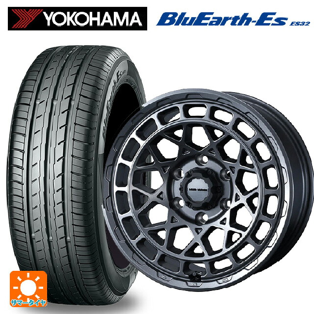 225/50R18 95V ヨコハマ ブルーアースEs ES32 ウェッズ マッドヴァンス X タイプM マットガンメタ 18-7.5J 国産車用 サマータイヤホイール4本セット