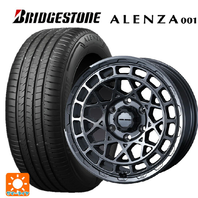 ジープ ラングラー(ＪＬ系)用 265/70R17 113H ブリヂストン アレンザ001 正規品 ウェッズ マッドヴァンス X タイプM マットガンメタ 新品サマータイヤホイール 5本セット