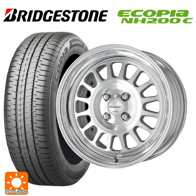 185/55R16 83V ブリヂストン エコピア NH200C 正規品 ワーク シーカー FD MSP 16-6J 国産車用 サマータイヤホイール4本セット|タイヤホイール専門店コニシタイヤ