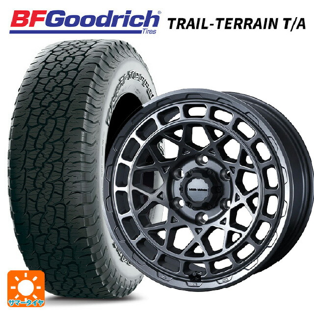 トヨタ RAV4(50系)用 245/65R17 111T XL BFグッドリッチ トレイルテレーン T/A ホワイトレター 正規品 ウェッズ マッドヴァンス X タイプM マットガンメタ 新品サマータイヤホイール 4本セット