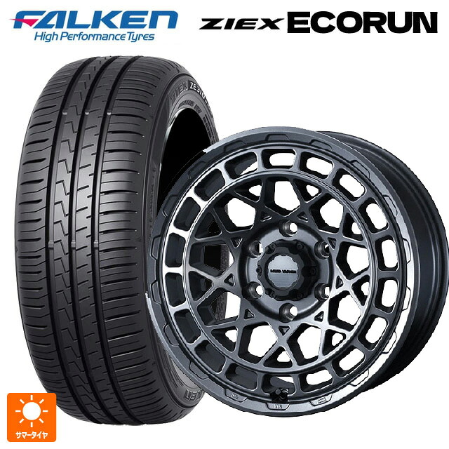215/45R17 91W XL ファルケン ZE310R エコラン ウェッズ マッドヴァンス X タイプM マットガンメタ 17-7J 国産車用 サマータイヤホイール4本セット