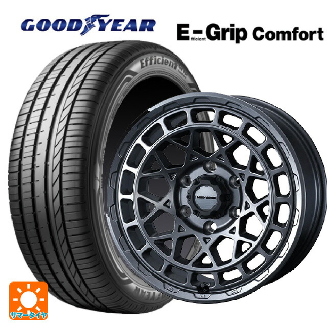 155/65R14 75H グッドイヤー エフィシェントグリップ コンフォート ウェッズ マッドヴァンス X タイプM マットガンメタ 14-4.5J 国産車用 サマータイヤホイール4本セット｜タイヤホイール専門店コニシタイヤ