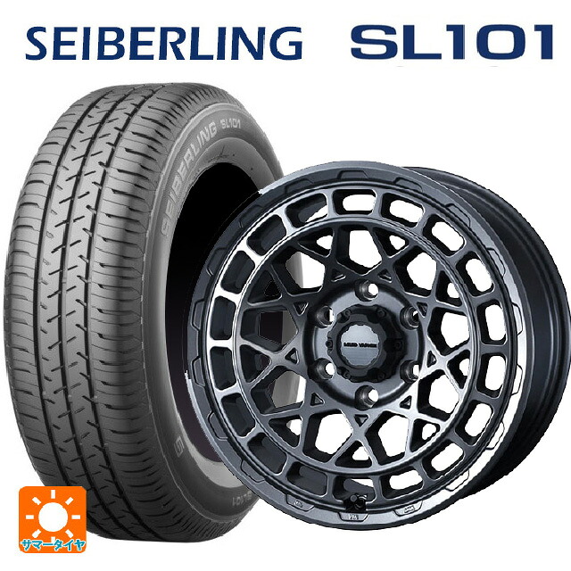 205/65R16 95S セイバーリング セイバーリング SL101(ブリヂストン工場生産） ウェッズ マッドヴァンス X タイプM マットガンメタ 16-7J 国産車用 サマータイヤホイール4本セット