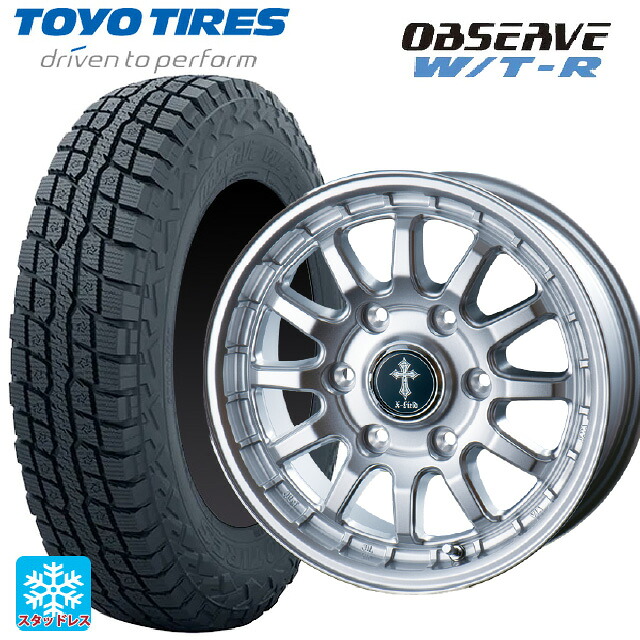 トヨタ ランドクルーザーFJ(240系)用 265/70R17 112/109Q トーヨー オブザーブ W/T-R # インターミラノ クロスフィールド アルファ SI 新品スタッドレスタイヤホイール 4本セット｜タイヤホイール専門店コニシタイヤ