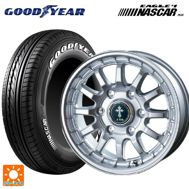 195/80R15 107/105N グッドイヤー イーグル ナンバー1 ナスカープラス ホワイトレター インターミラノ クロスフィールド アルファ SI 15-6J 国産車用 サマータイヤホイール4本セット|タイヤホイール専門店コニシタイヤ