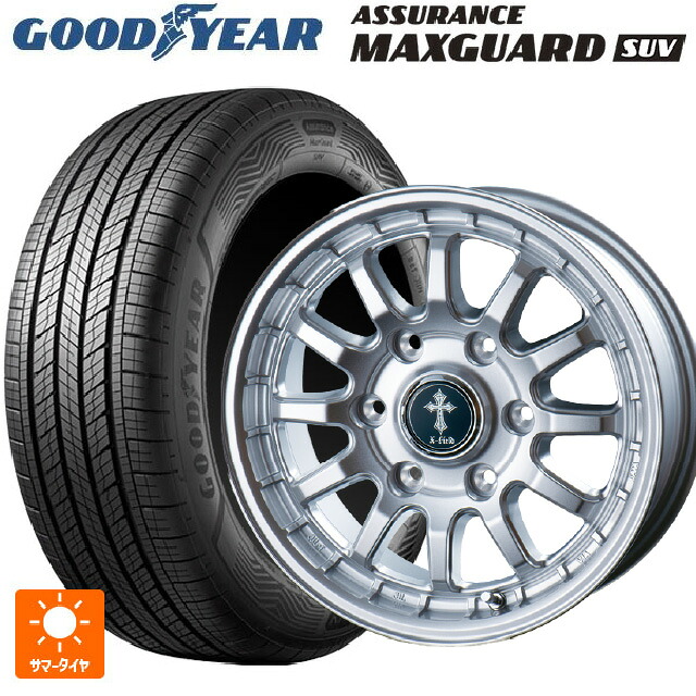 265/65R17 112H グッドイヤー アシュアランス マックスガード SUV インターミラノ クロスフィールド アルファ SI 17-7.5J 国産車用 サマータイヤホイール4本セット