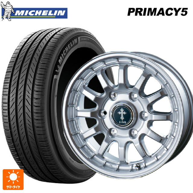 265/65R17 112H ミシュラン プライマシー5 正規品 インターミラノ クロスフィールド アルファ SI 17-7.5J 国産車用 サマータイヤホイール4本セット