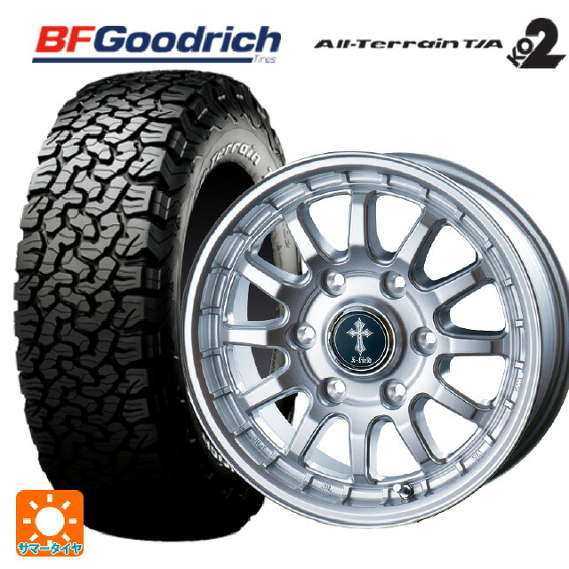 レクサス LX(300系)用 2024年製 265/70R18 124/121R BFグッドリッチ オールテレーン TA KO2 ホワイトレター 正規品 # インターミラノ クロスフィールド アルファ SI 新品サマータイヤホイール 4本セット