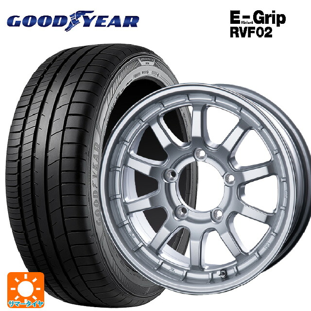 215/65R16 98H グッドイヤー エフィシェントグリップ RVF02 インターミラノ クロスフィールド アルファ SI 16-5.5J 国産車用 サマータイヤホイール4本セット