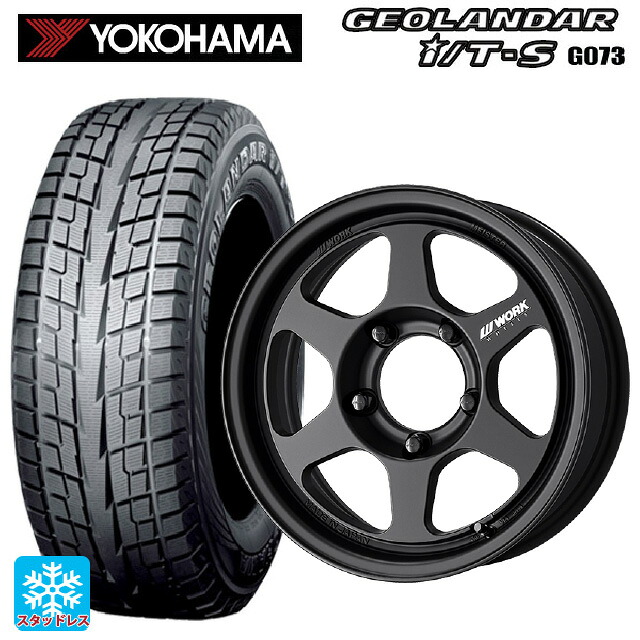 2025年製 215/65R16 98Q ヨコハマ ジオランダー ITS G073 正規品 ワーク マイスター L1 1ピース SUV MBL 16-5.5J 国産車用 スタッドレスタイヤホイール4本セット