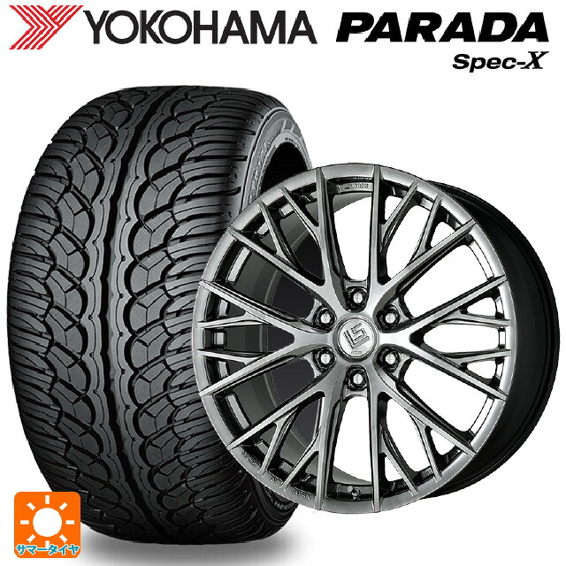 レクサス LX(300系)用 285/45R22 114V ヨコハマ パラダ PA02 ワーク LS バサラ SUV LX GTK 新品サマータイヤホイール 4本セット