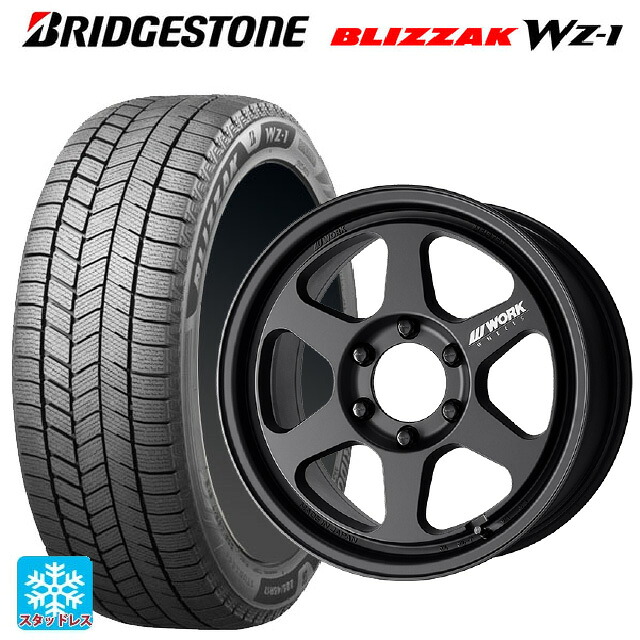 レクサス LX(300系)用 2025年製 265/65R18 116Q XL ブリヂストン ブリザック WZ1 正規品 ワーク マイスター L1 1ピース SUV MBL 新品スタッドレスタイヤホイール 4本セット