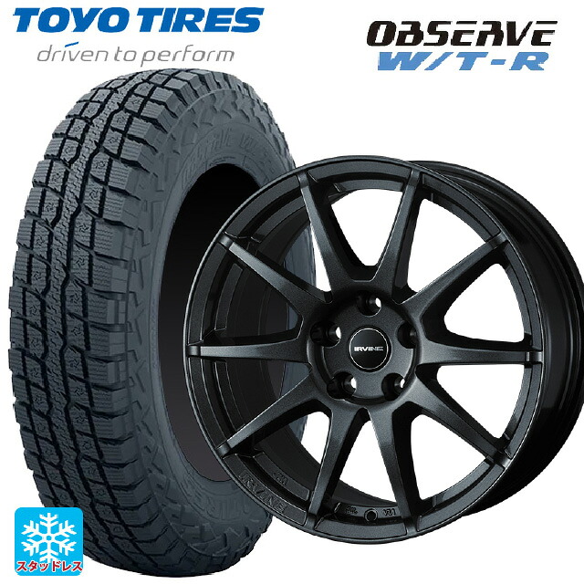 プジョー e-2008(P24Z系)用 215/65R16 109/107Q トーヨー オブザーブ W/T-R ウェッズ アーヴィン S02 ガンメタリック 新品スタッドレスタイヤホイール 4本セット